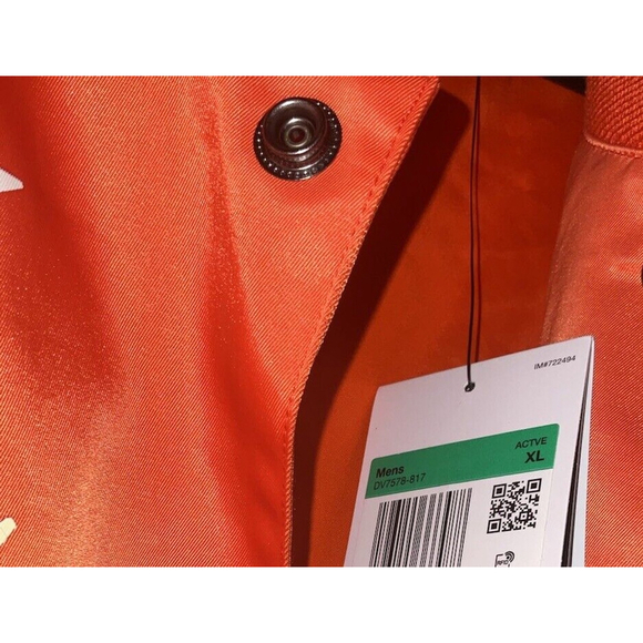 NIKE AIR JORDAN FLIGHT MVP WHEATIES JACKET ORANGE BLACK SIZE XL - Picture 10 of 10